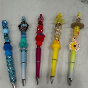 Colorful Decorative Pens Set made by my grandson. Each pen $6.